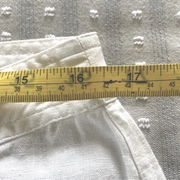 Witchery 100% pure linen white pants Size 12 - Picture 6 of 6